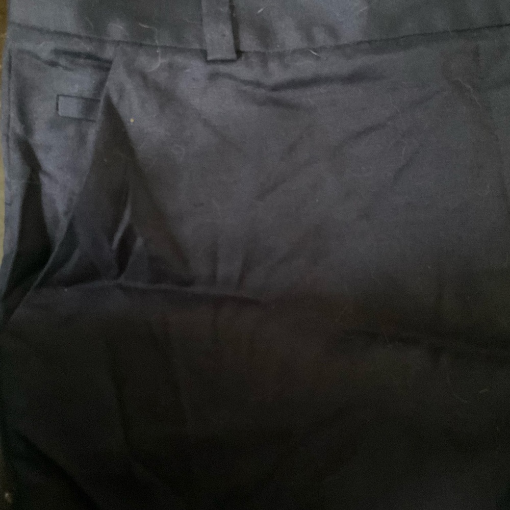 “DIANE VON FURSTENBERG” Navy Blue Straight Leg Dress Pants - Picture 6 of 10